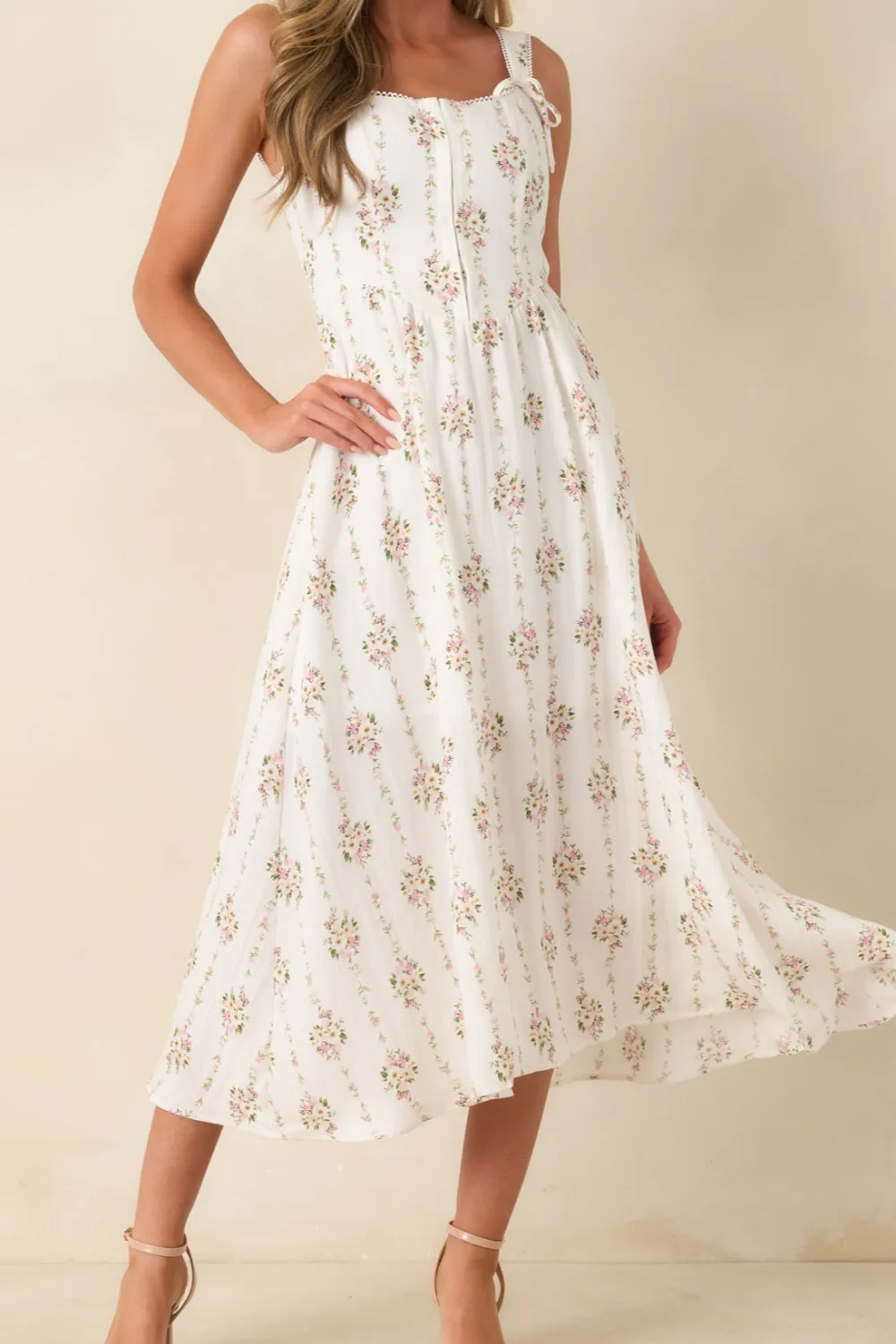 Floral Some Midi Dress