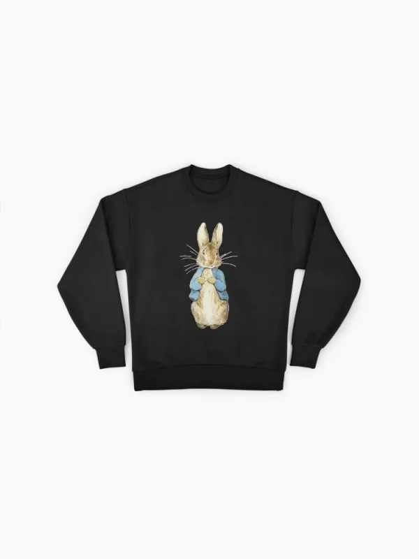 Classic Cartoon Bunny Graphic Sweatshirt