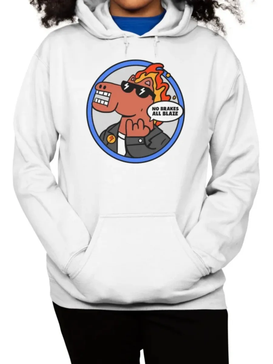 Cool Horse Cartoon Hoodie