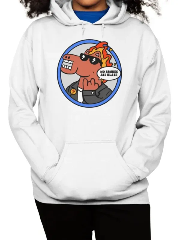 Cool Horse Cartoon Hoodie