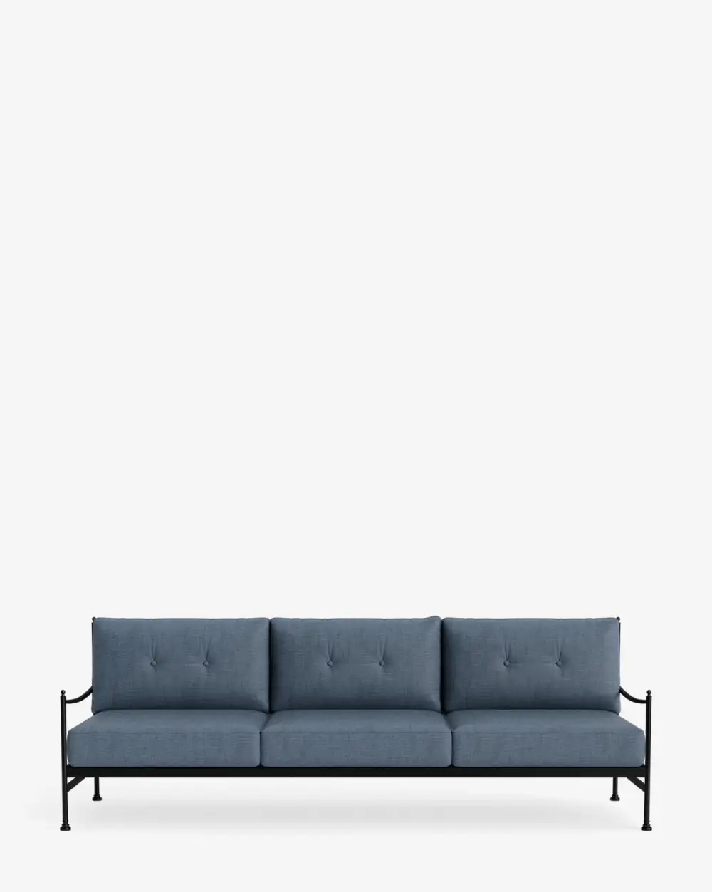 Curved Aluminum Sofa