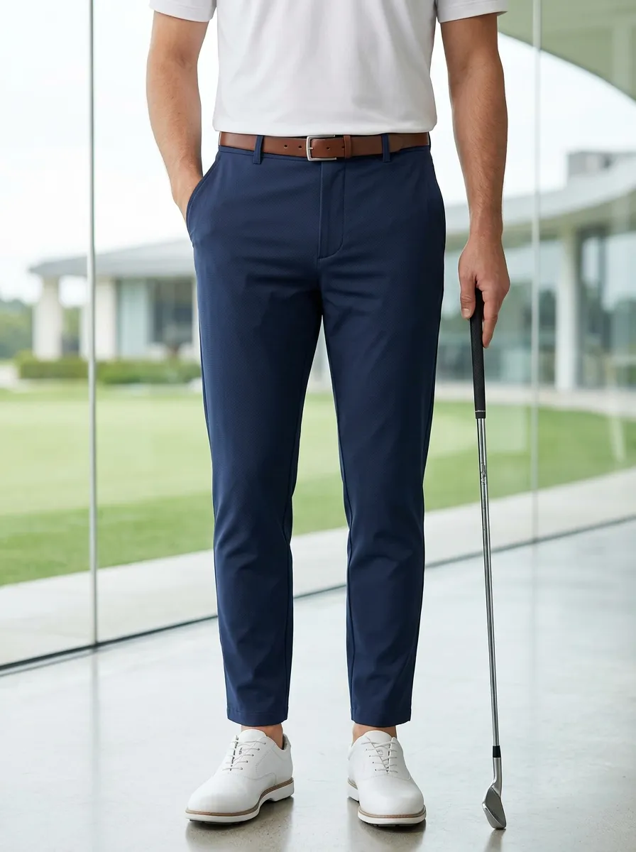 Men's Structured Stretch Golf Pants