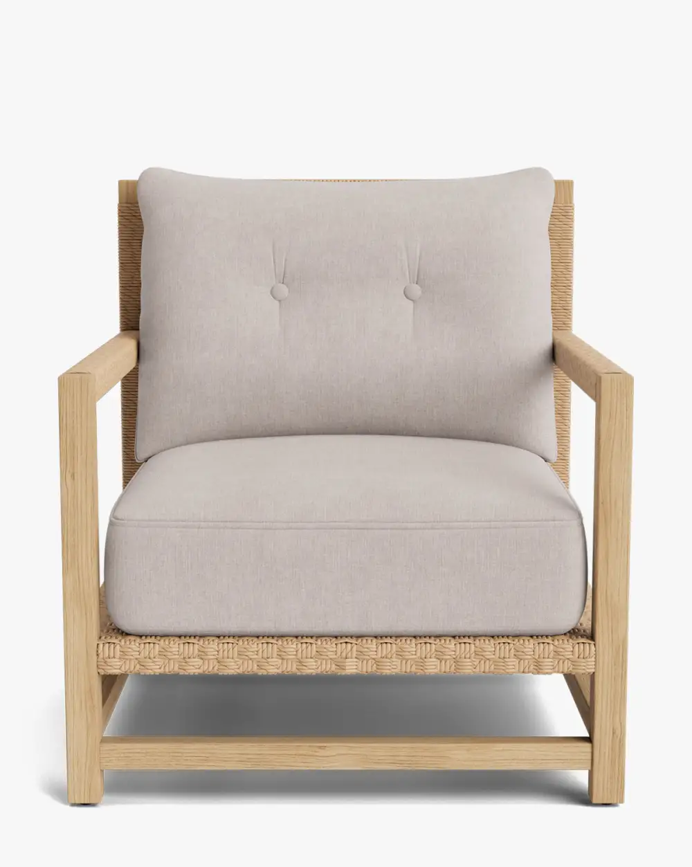 Organic Teak Outdoor Lounge Chair