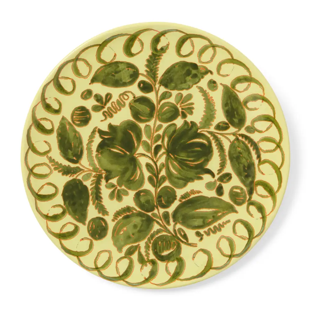 Artful Ceramic Dinner Plate For Daily Meals