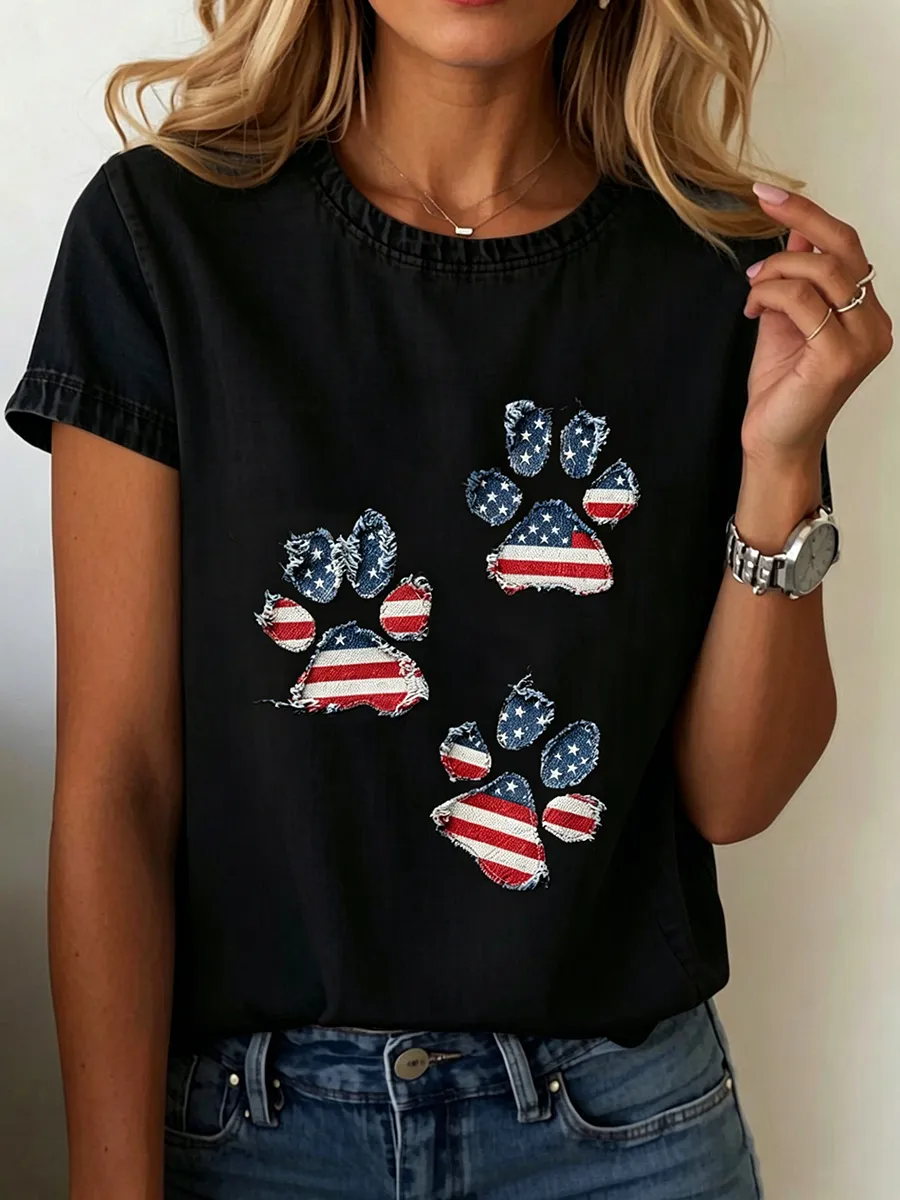 Women's American Paw T-Shirt