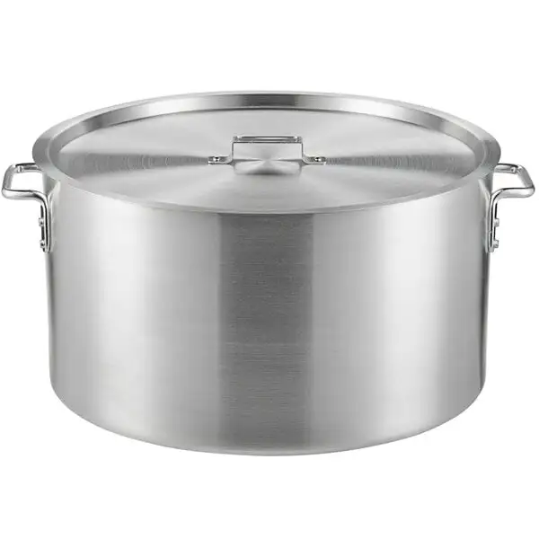Deep Aluminum Sauce Pot with Cover