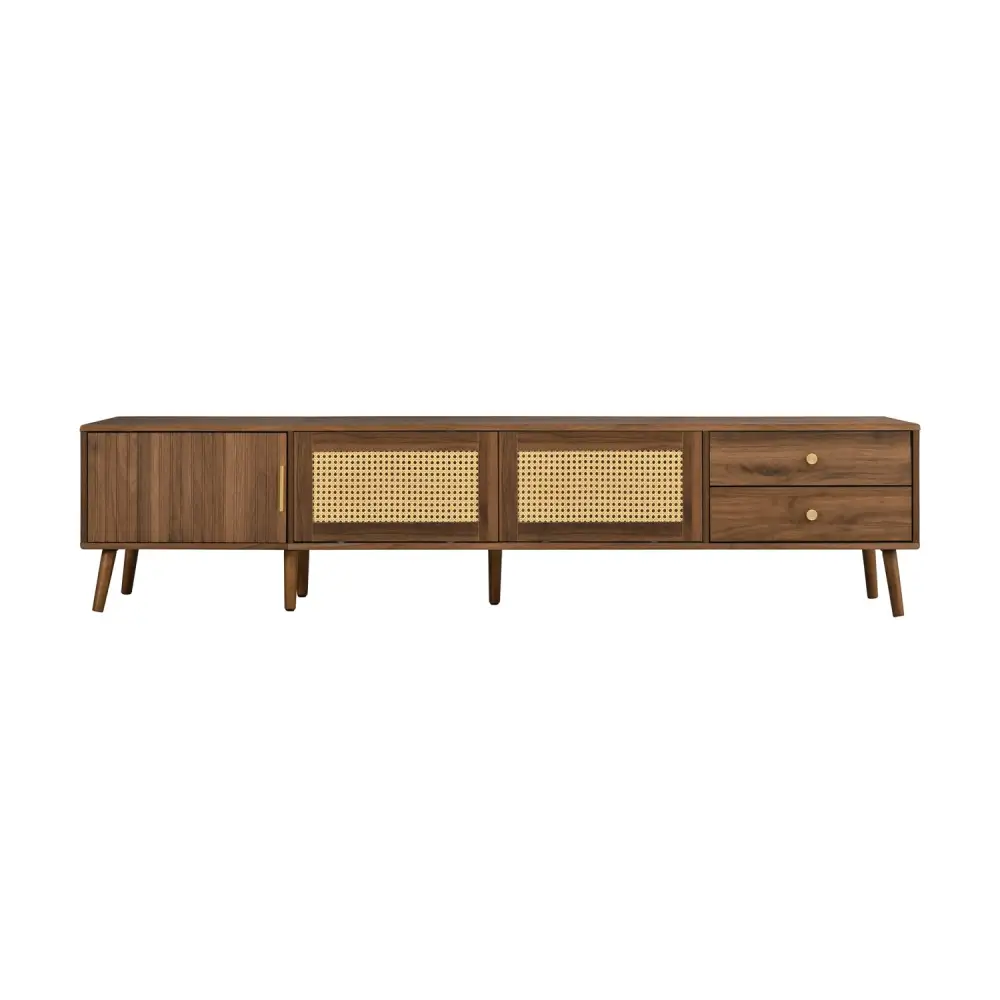 Rattan Doors Tv Stand