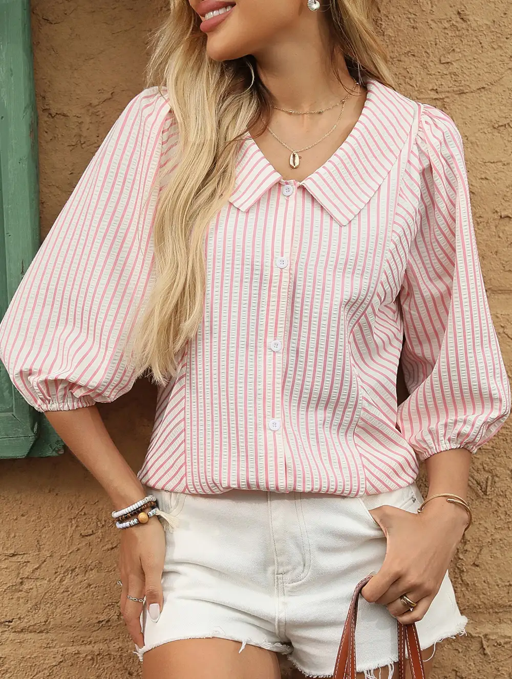 Puff Sleeve Doll Blouse