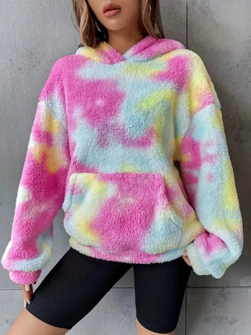 Pocketed Fleece Hoodie