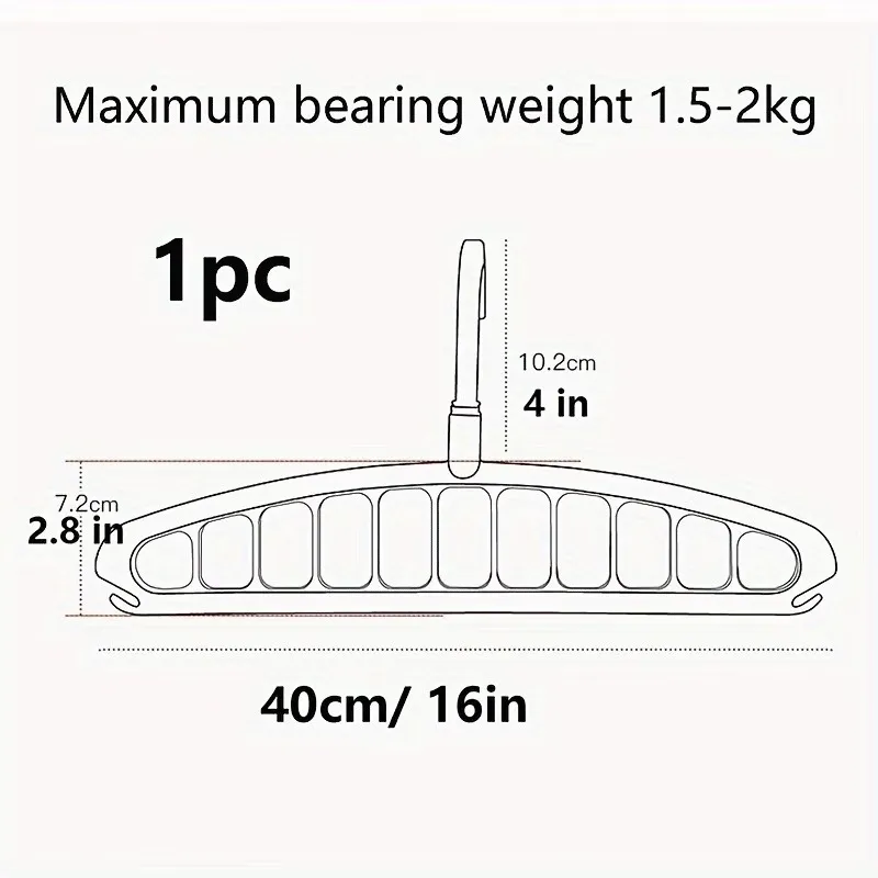 Foldable Multi-Hook Clothes Hanger