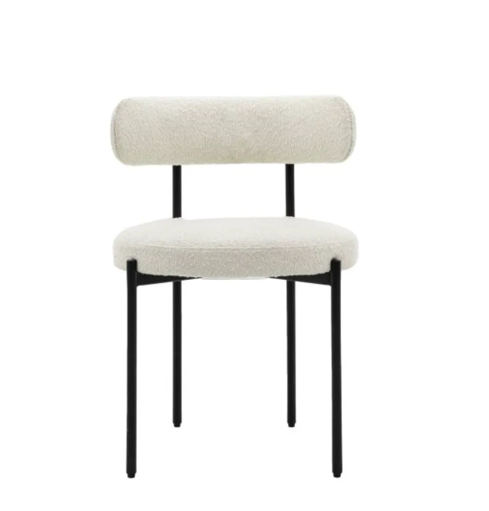 Upholstered Curved Chair
