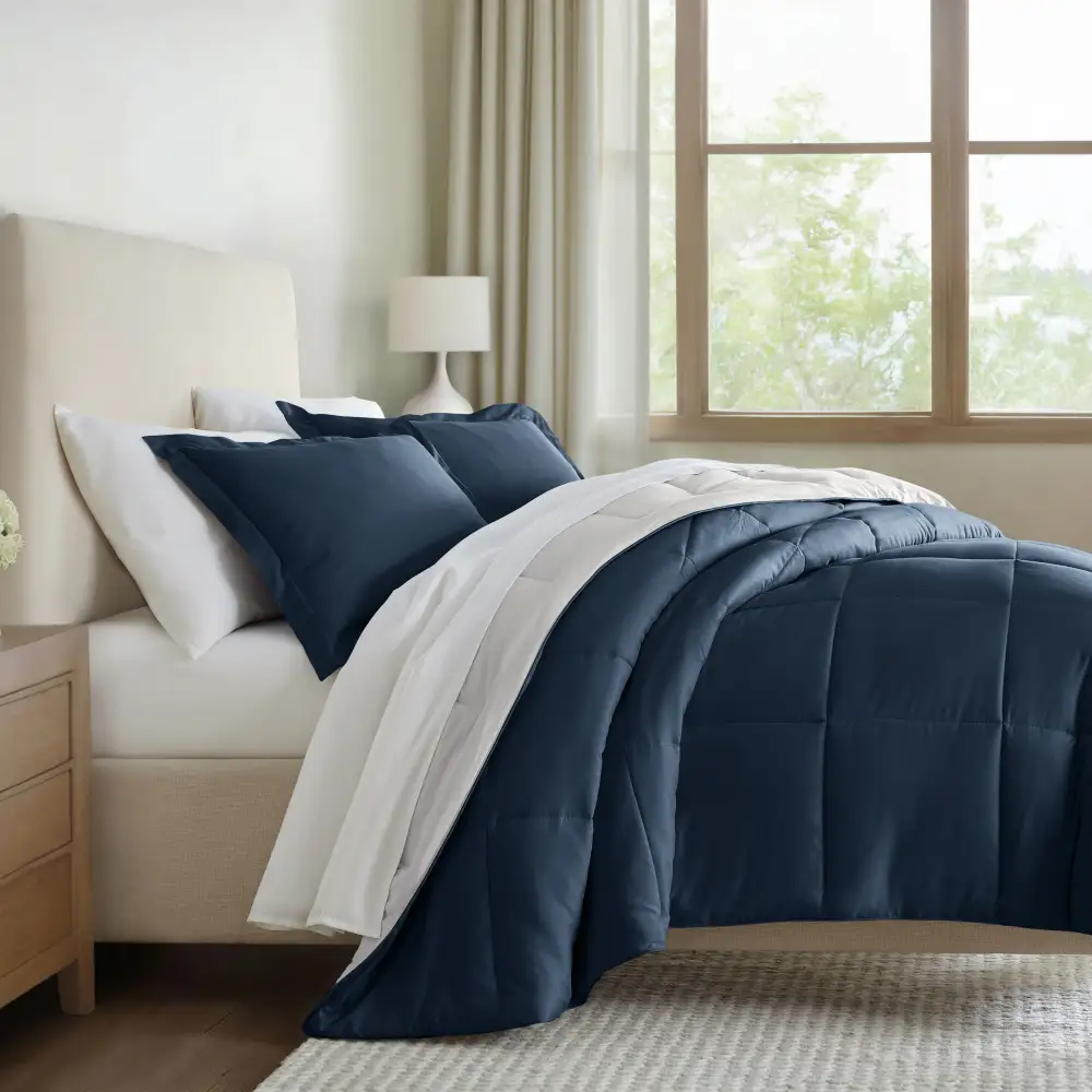 Reversible Down Alternative Comforter Set