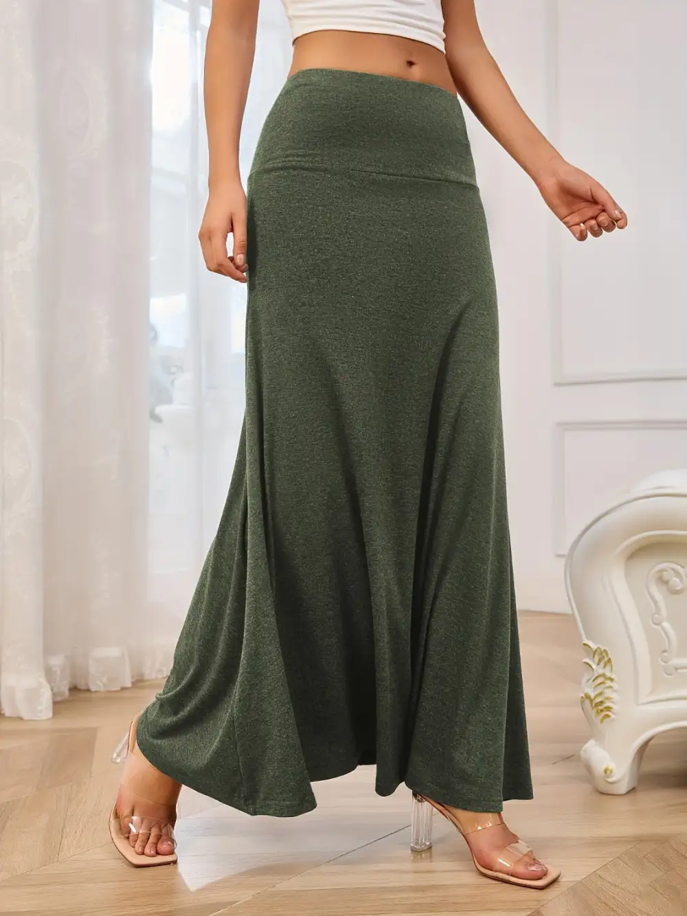 Open Elastic Skirt