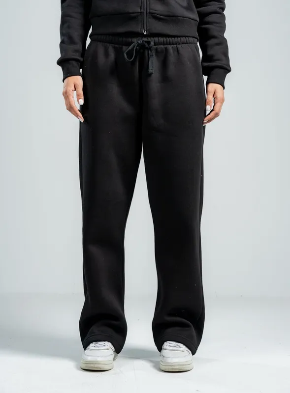Black Everyday Relaxed Fit Sweatpants