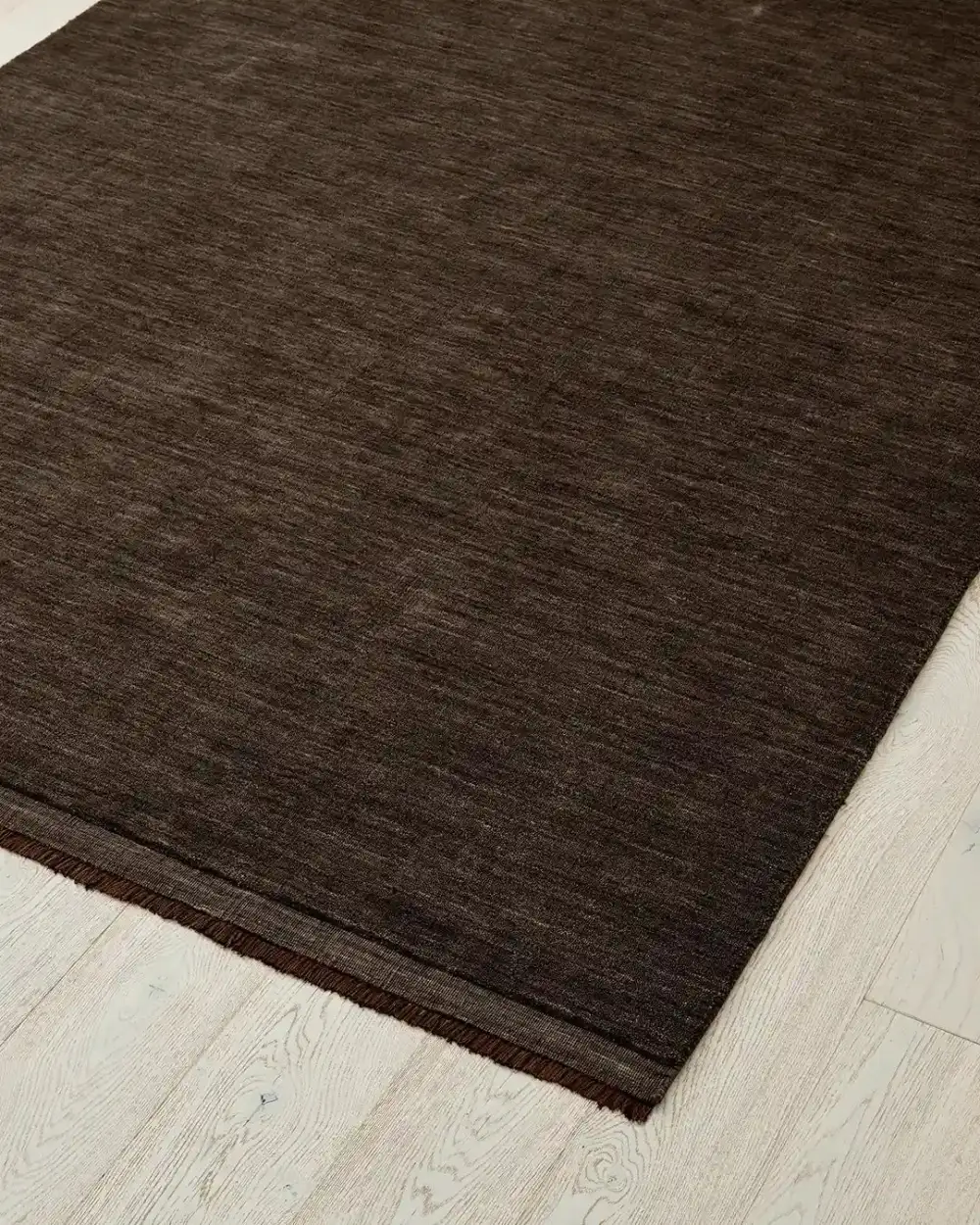 Wool Bordered Vintage Area Rug