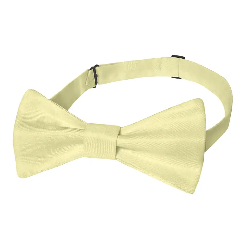 Stylish Solid Motif Bow Tie