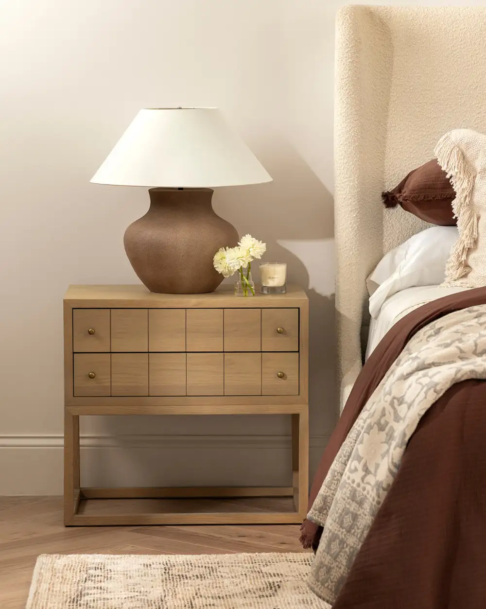 Storage Modern Nightstand