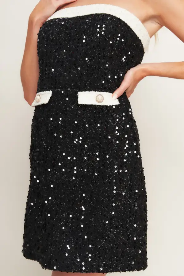 Strapless Mini Dress