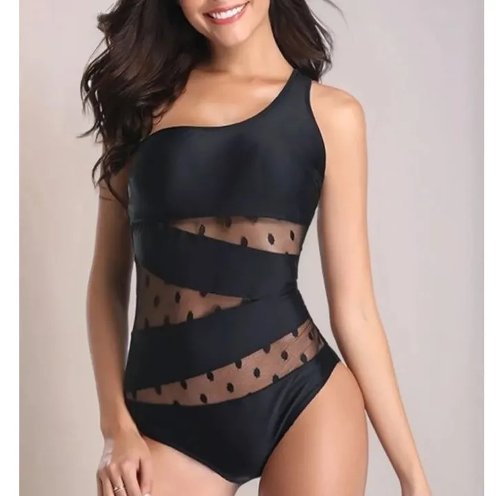 Women's One-Shoulder One-Piece Swimsuit
