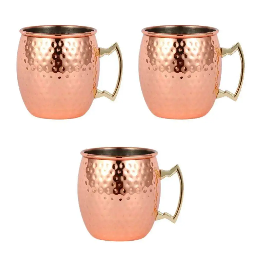 Copper Plated Drinkware Set
