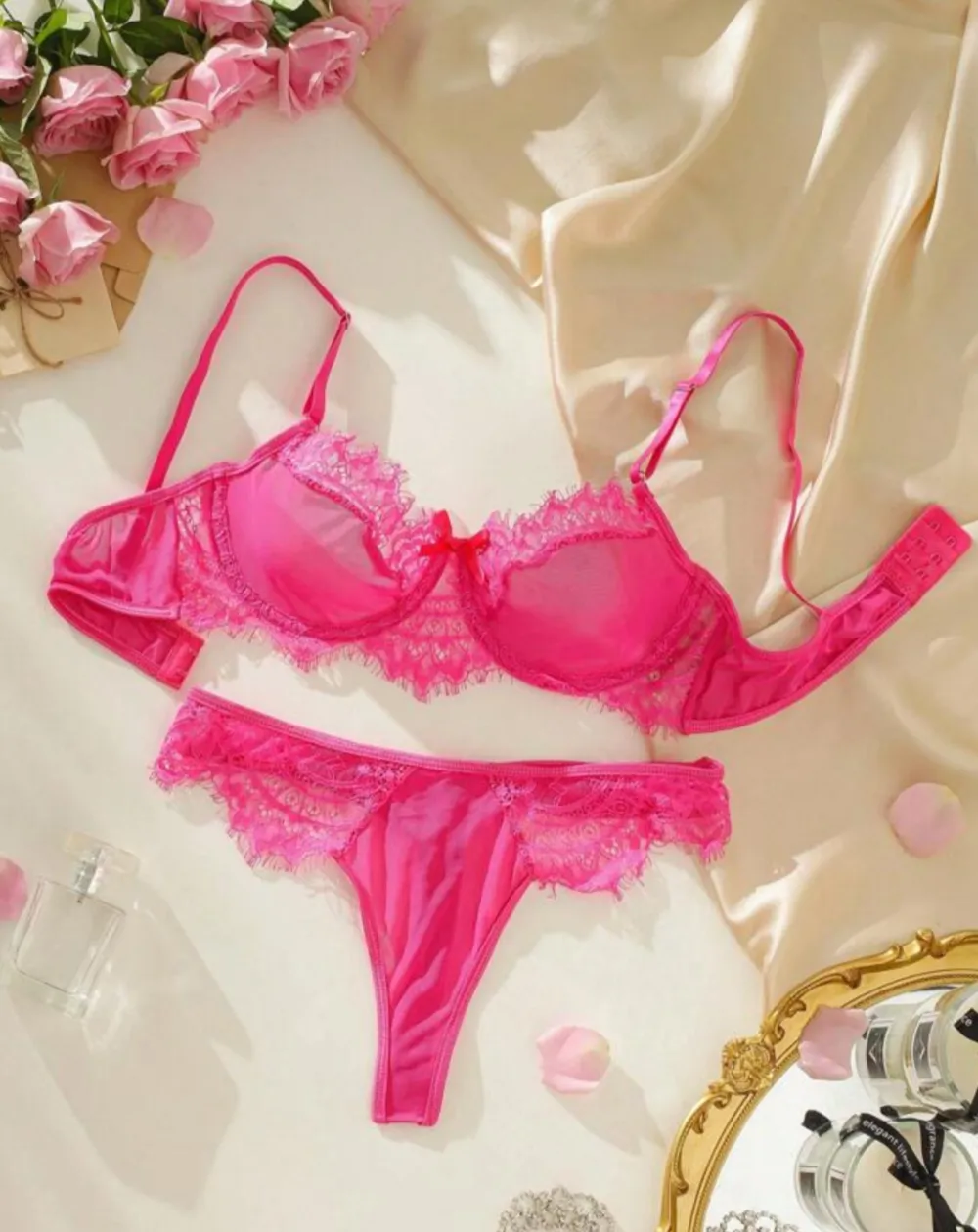 Layered Silk Lingerie Set