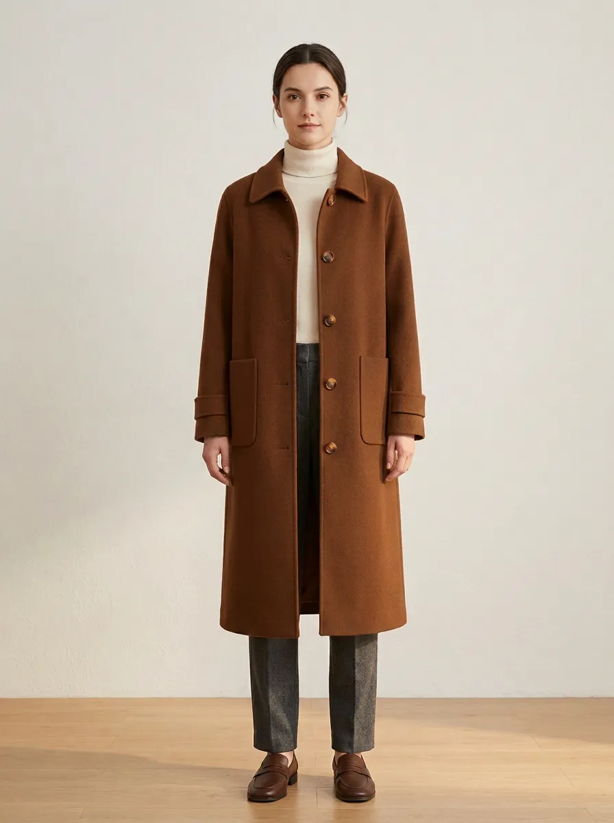 Weekend Wool-Blend Outerwear Coat