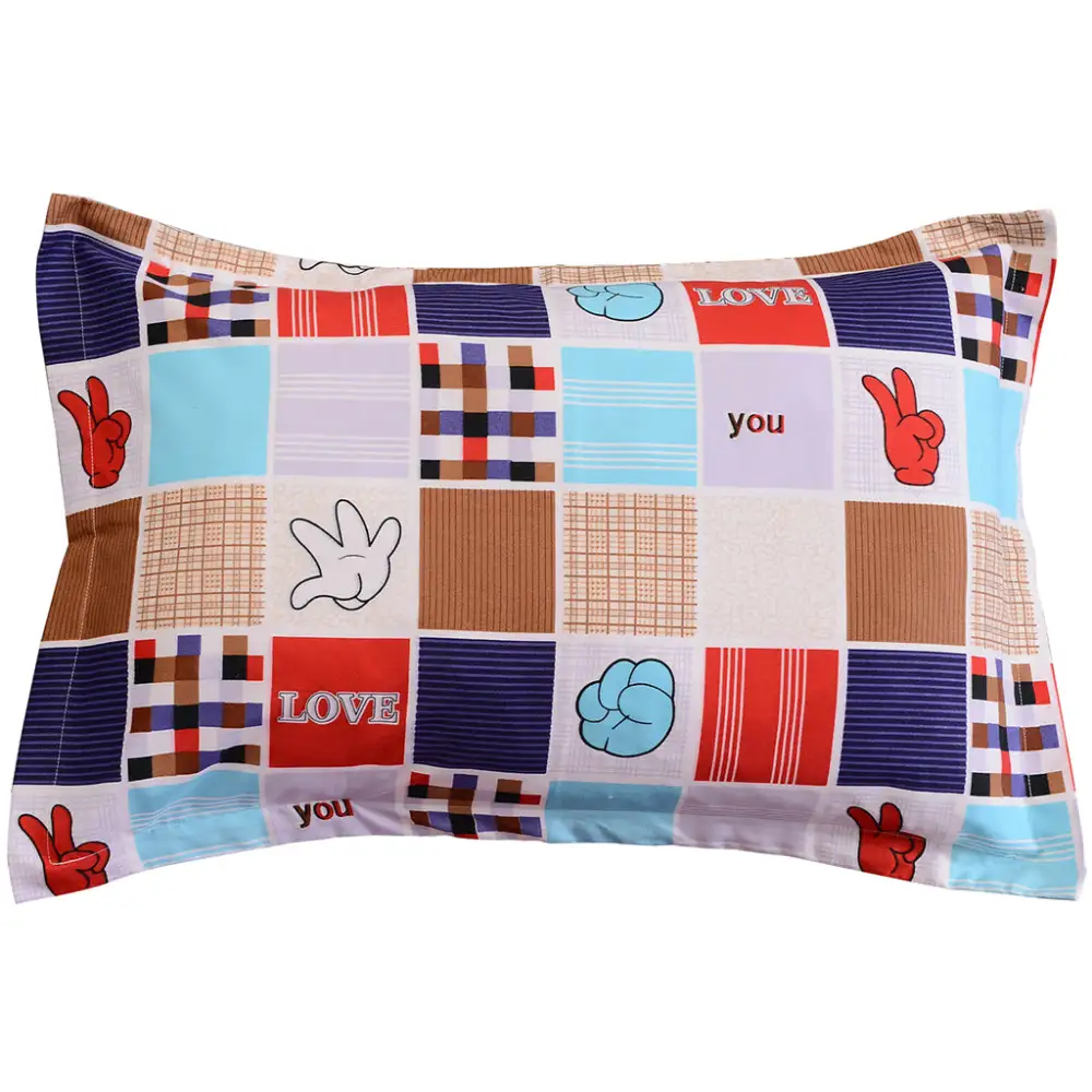 Pillowcase Set In Poly Cotton