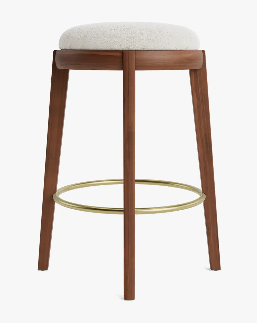 Modern Leather Counter Stool