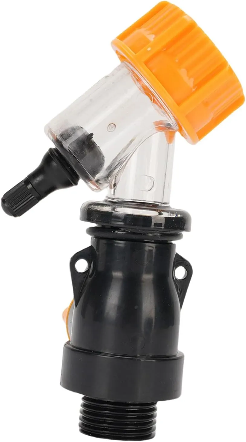 Water Heater Sediment Flush Tool with Clear-View Window
