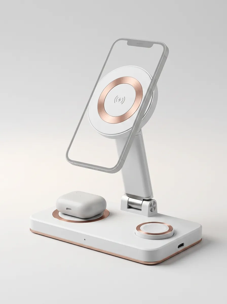Magnetic 3-in-1 Wireless Charger