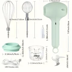 2-in-1 Electric Whisk & Chopper