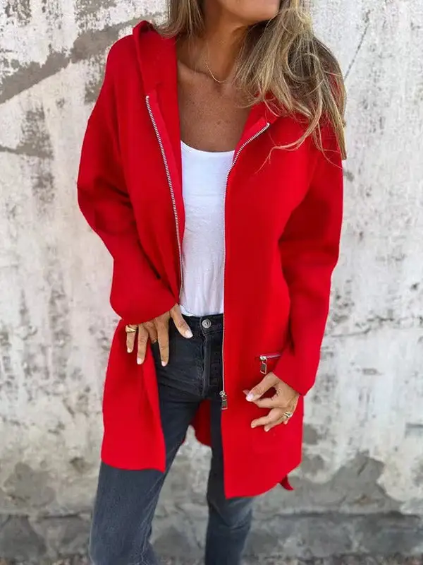 Hooded Zip Front Jacket Classic