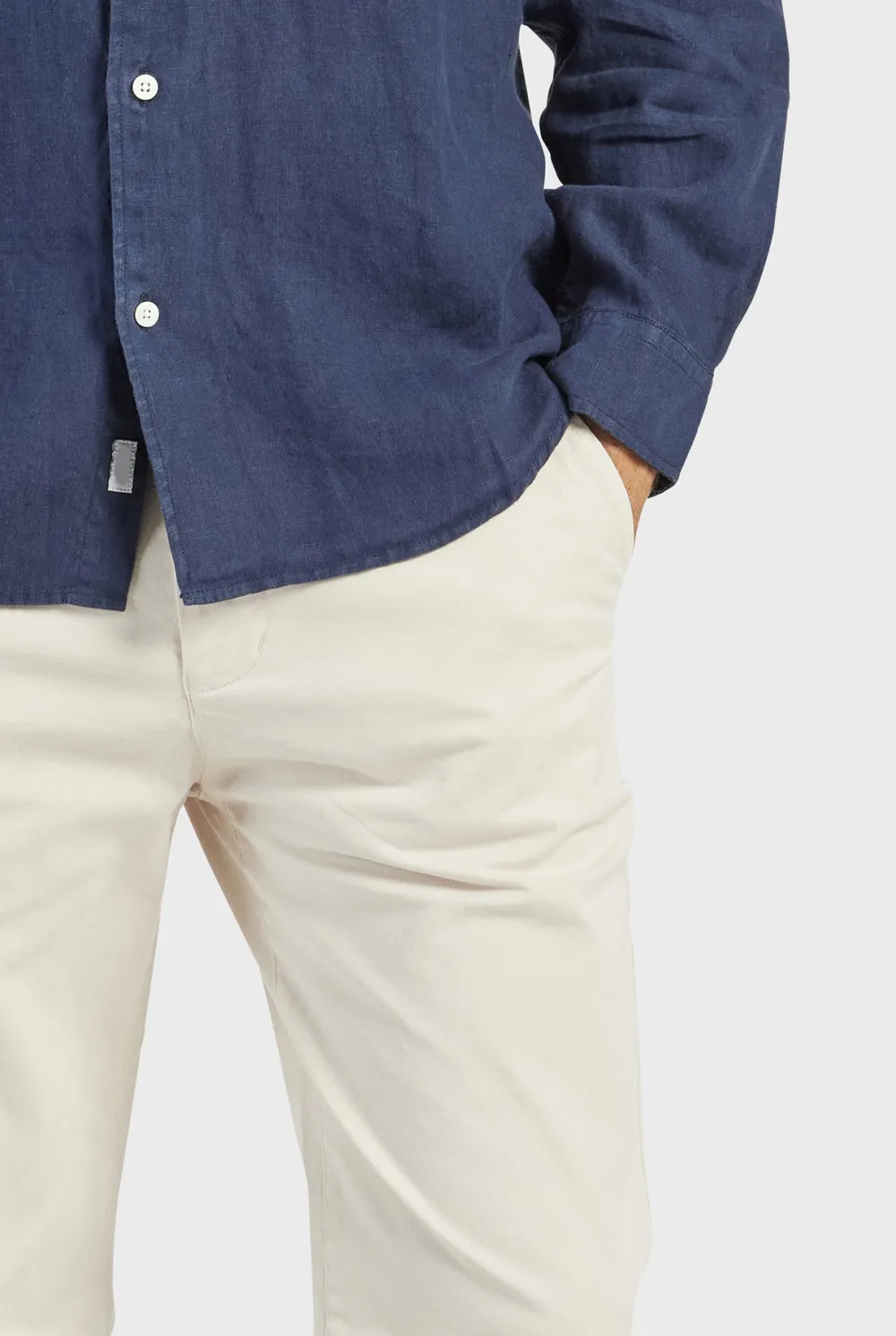Slim Tapered Stretch Cotton Casual Jogger Pants