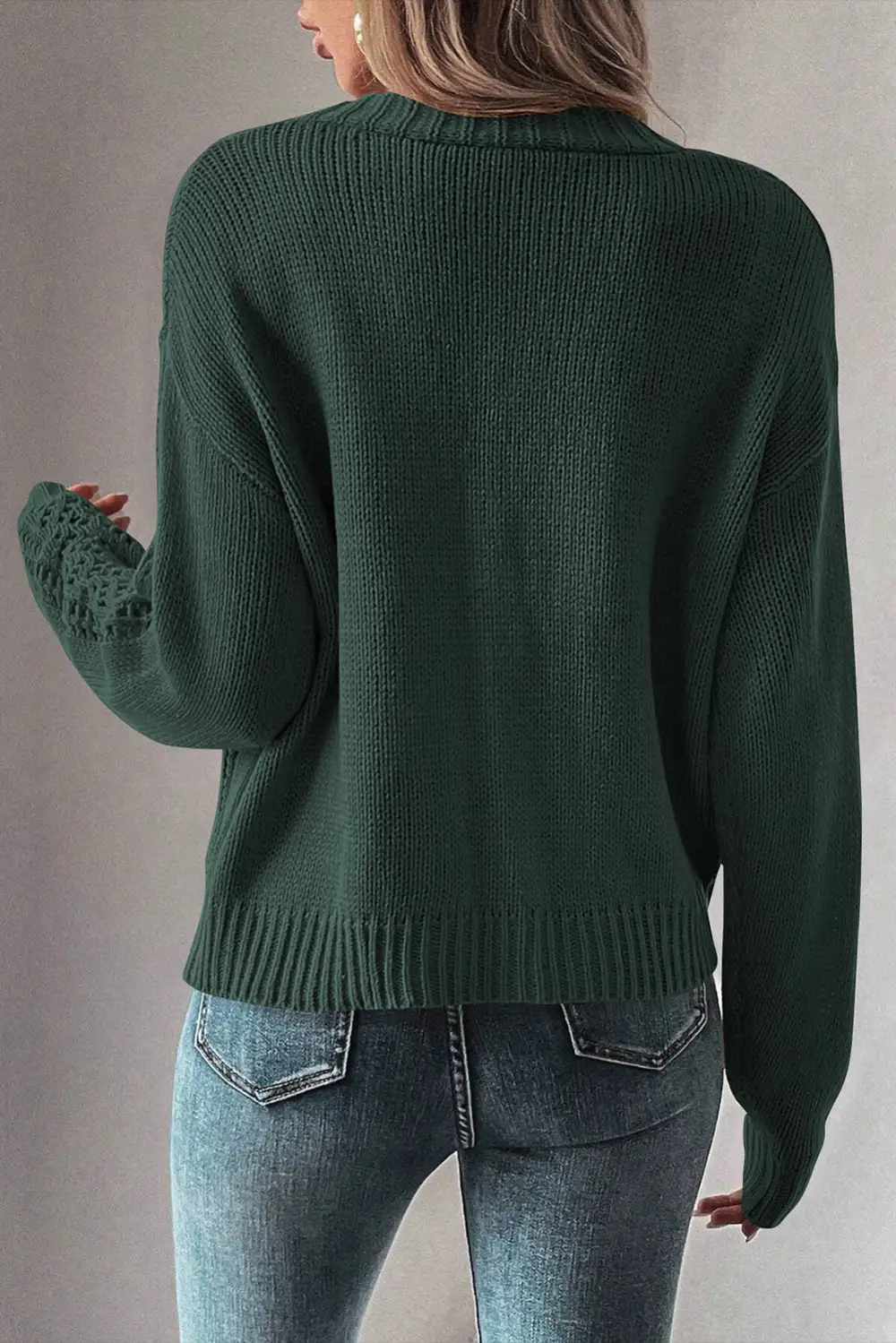 Drop Shoulder Cardigan