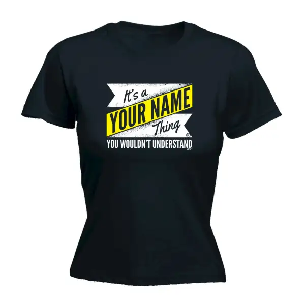 Name Style Graphic Fitted Tee