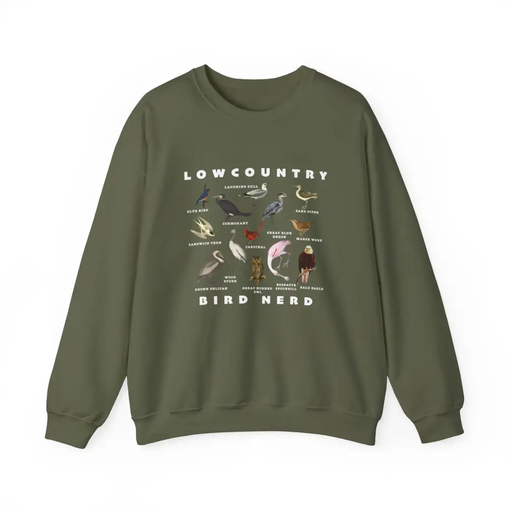 Bird Watcher Graphic Crewneck Sweatshirt