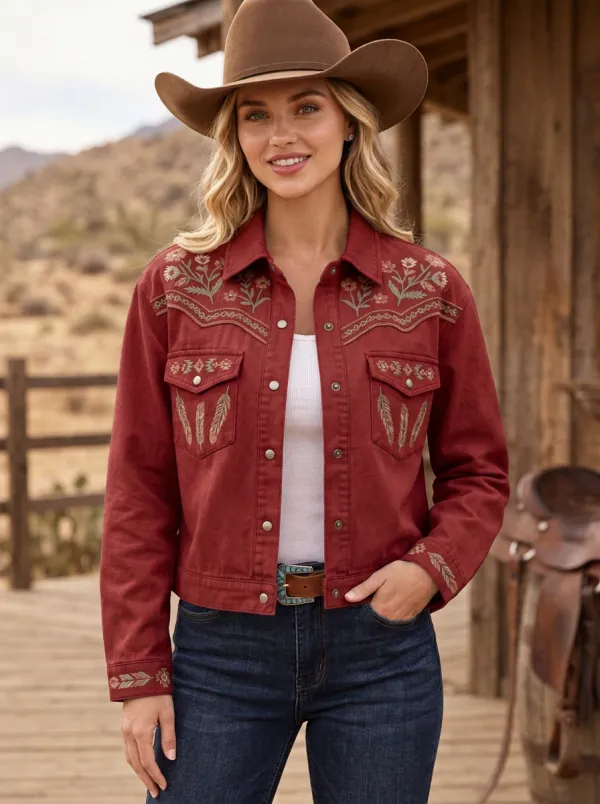 Canyon Floral Canyon Style Women's Western Jacket