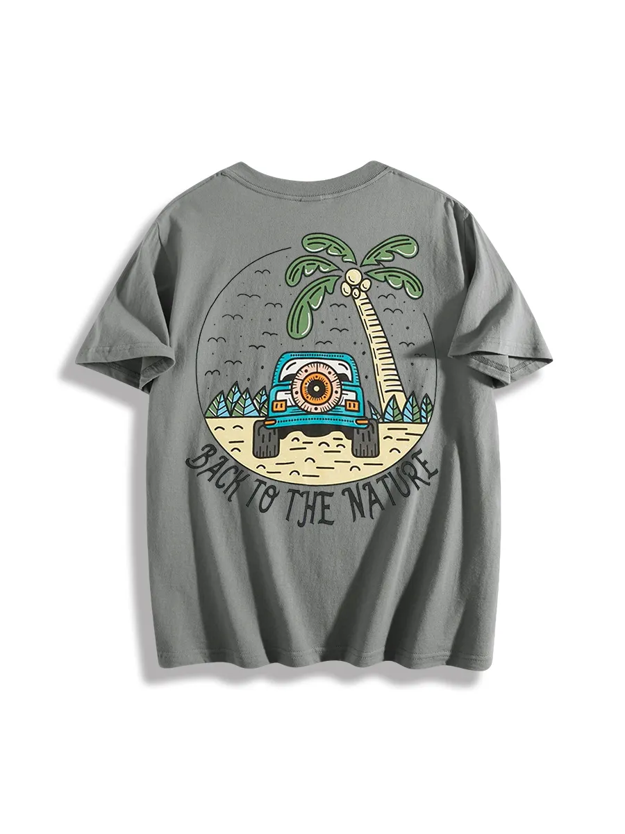 Nature Backing Adventure Graphic T-Shirt