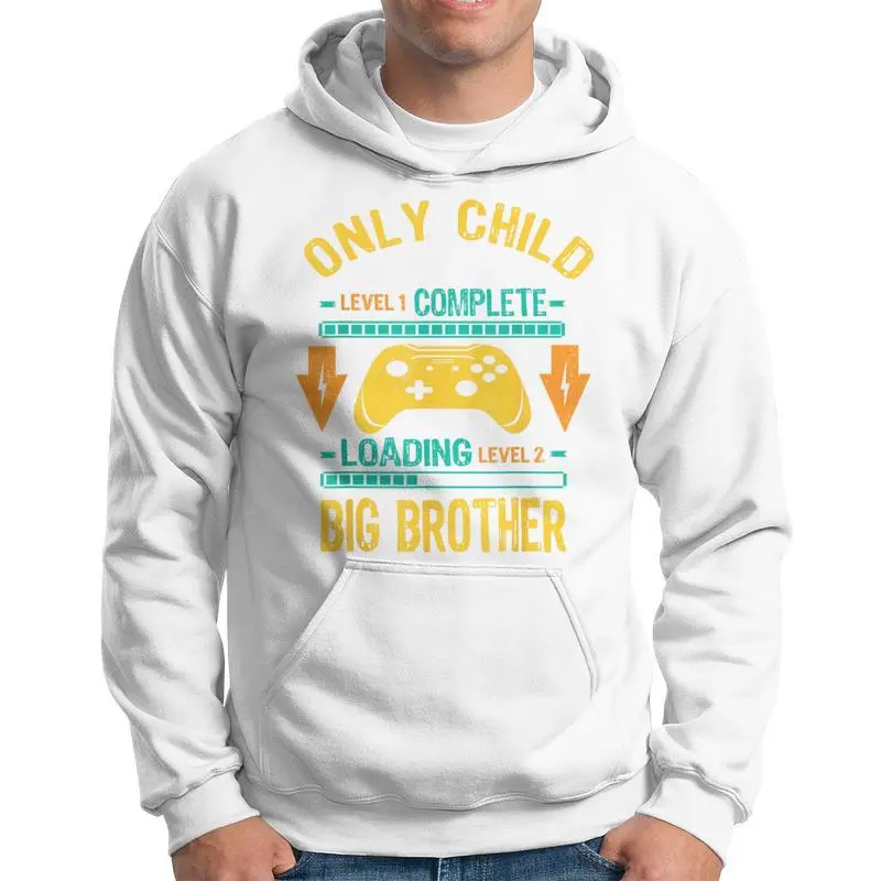 Level Only Child Ready Level Big Brother Is Loading Hoodie