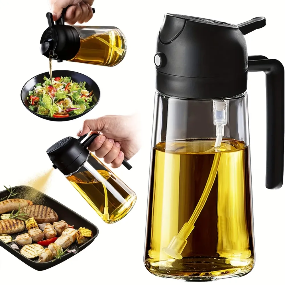 Leak-Proof Glass Oil Dispenser