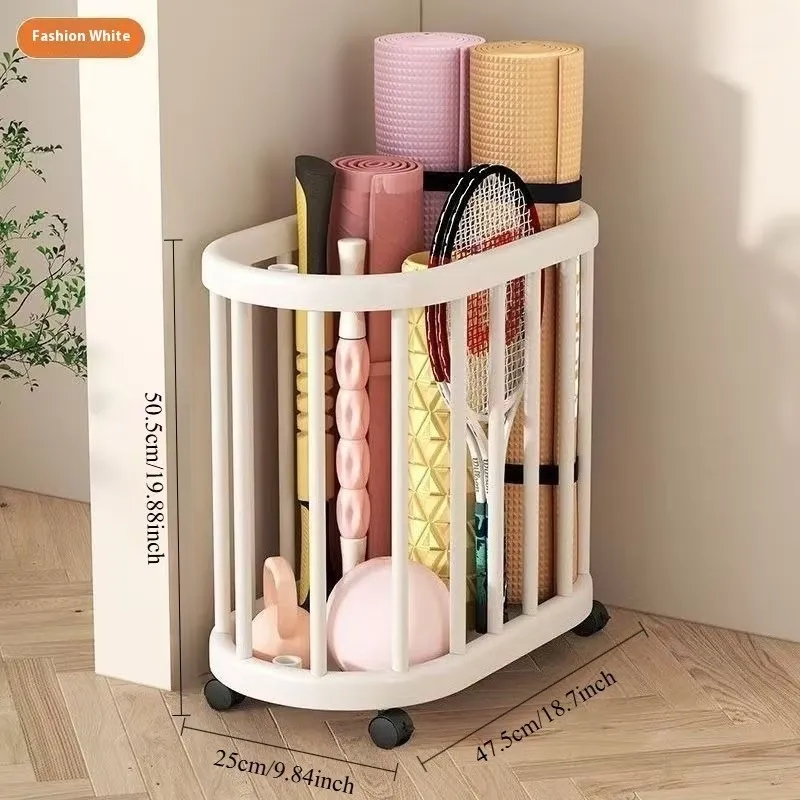 Wheeled Fitness Gear Basket