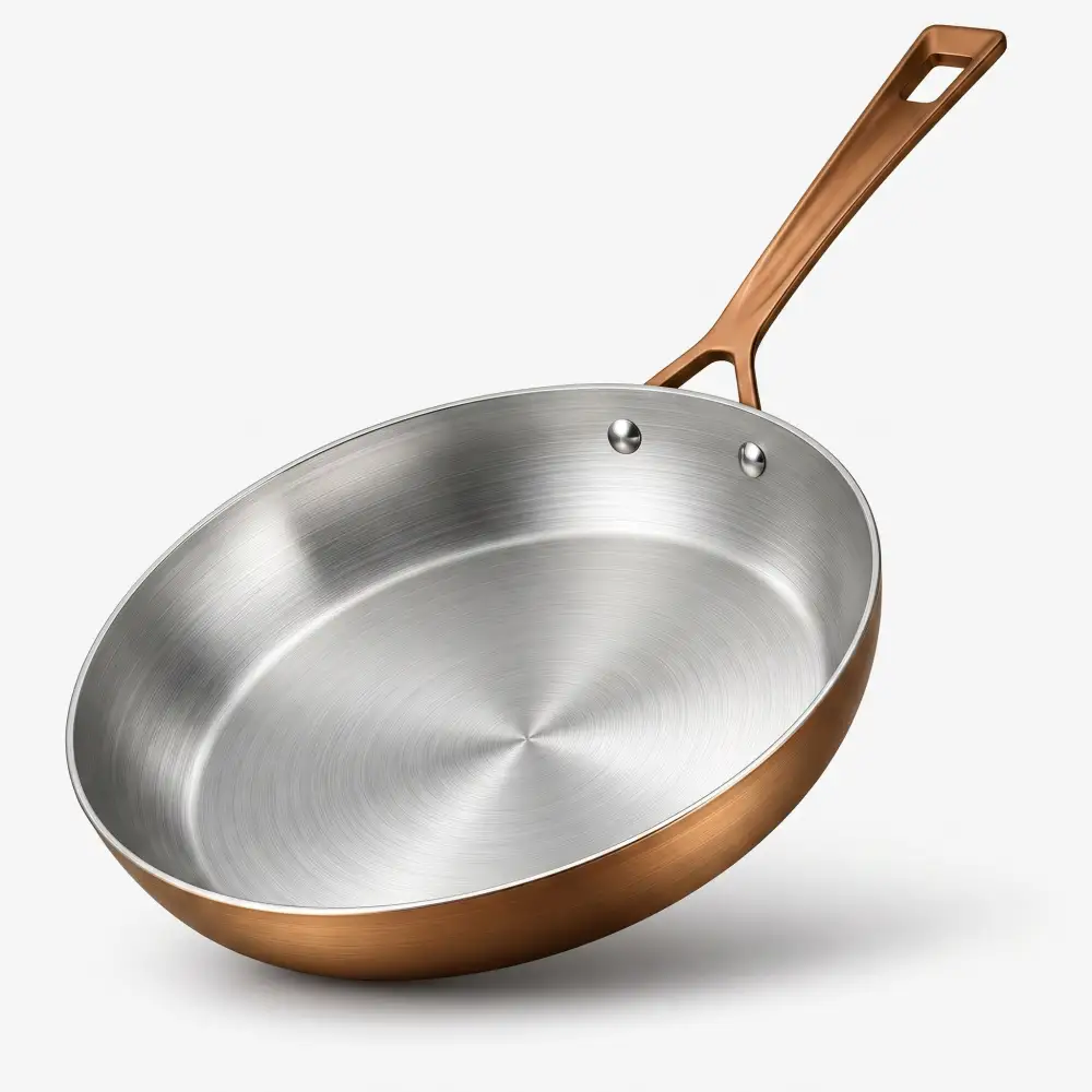Tri Ply Metal Fry Pan