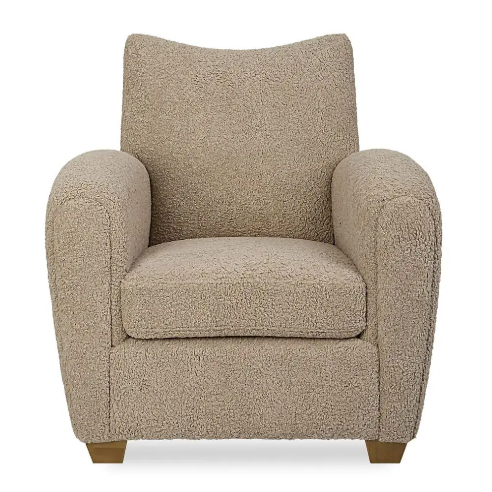 Shearling-Inspired Accent Chair