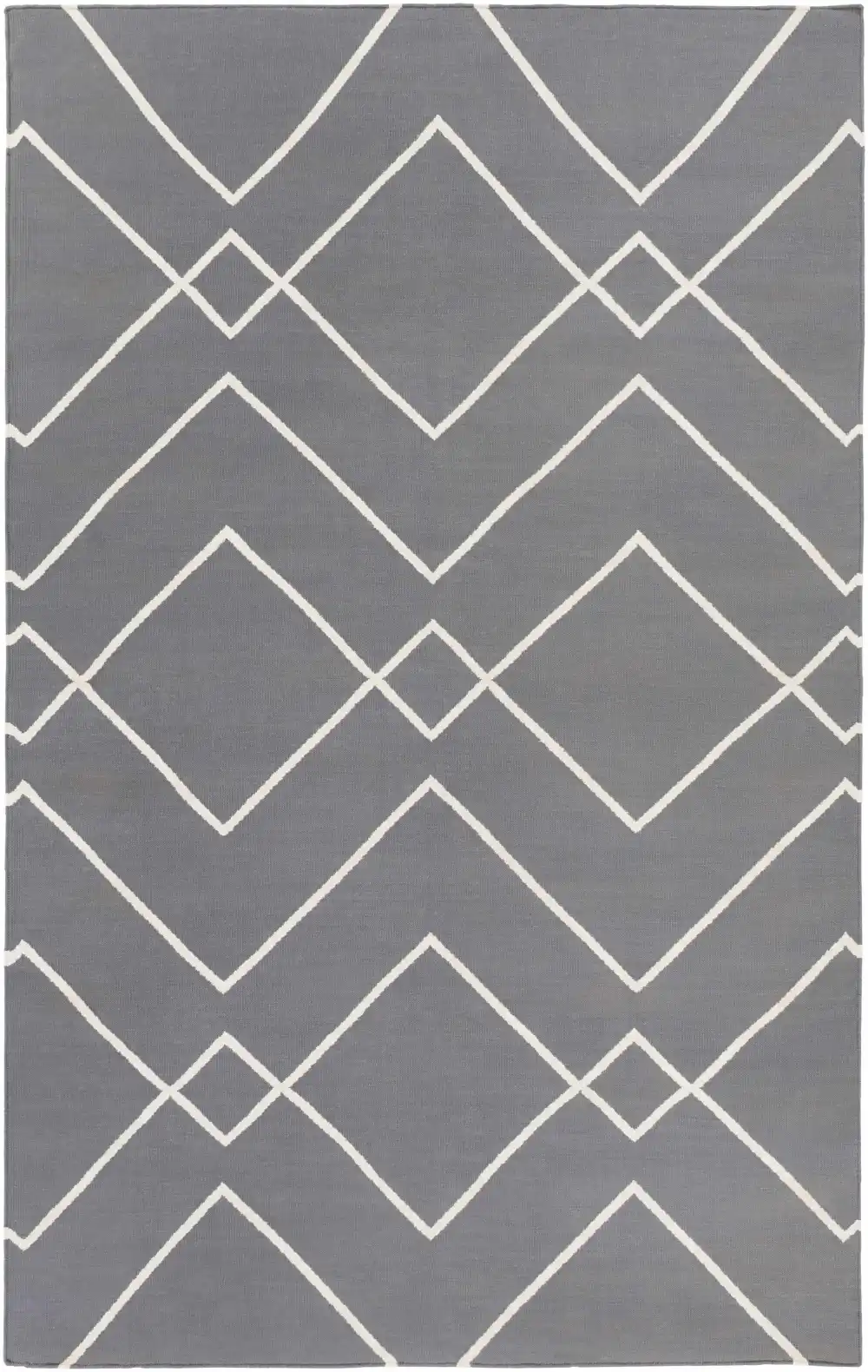 Layered Contemporary Cotton Area Rug