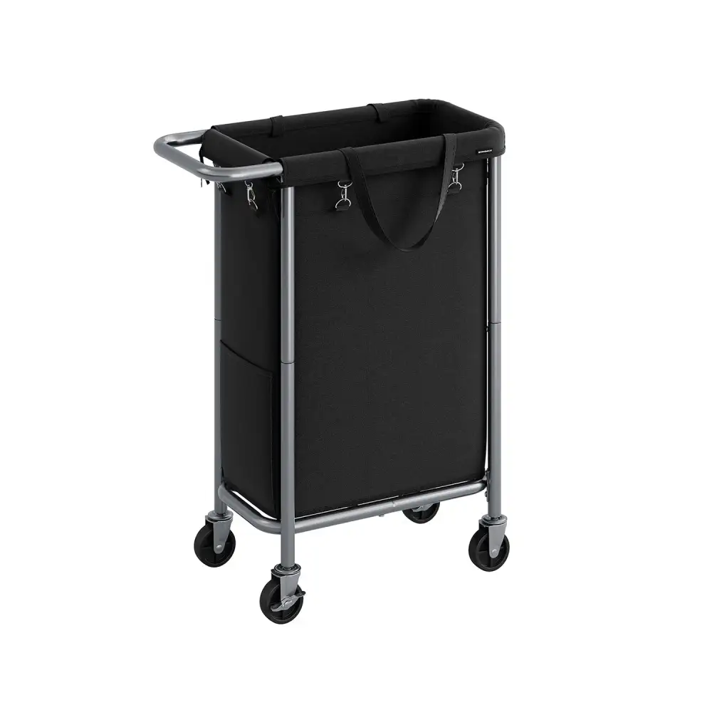 Rolling Handled Laundry Storage Basket