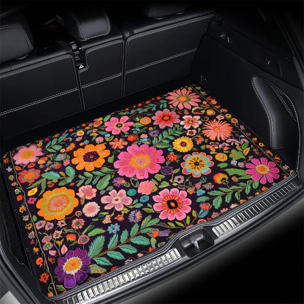 Colorful Flower Trunk Liner