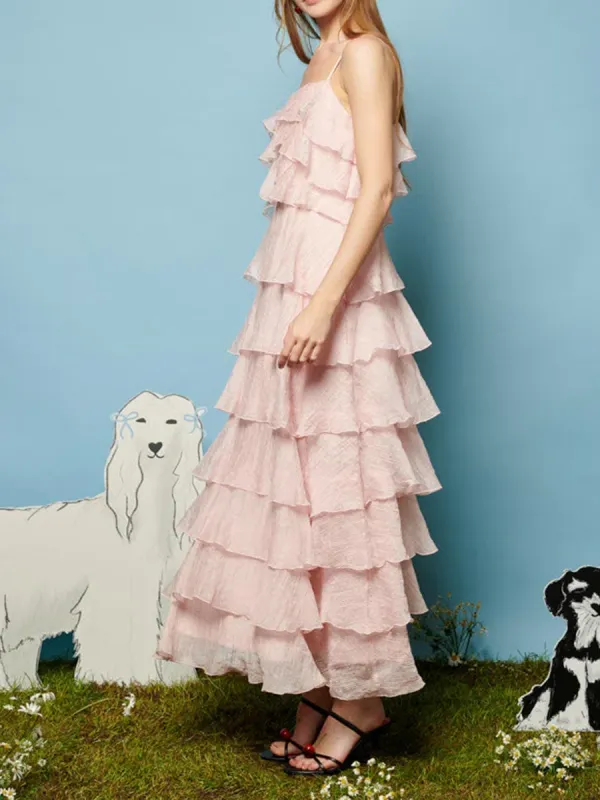 Ruffle Midi Dress
