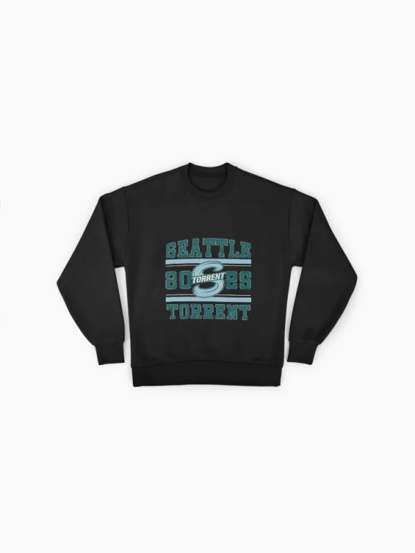 Retro Hockey Team Graphic Sweatshirt
