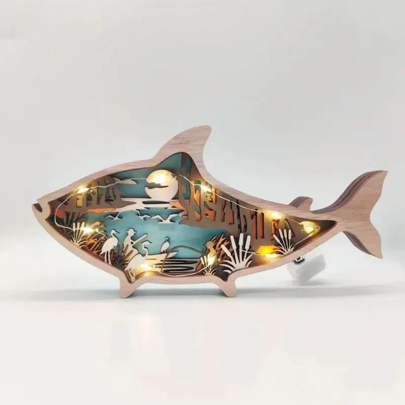 Wooden Decorative Wall Light