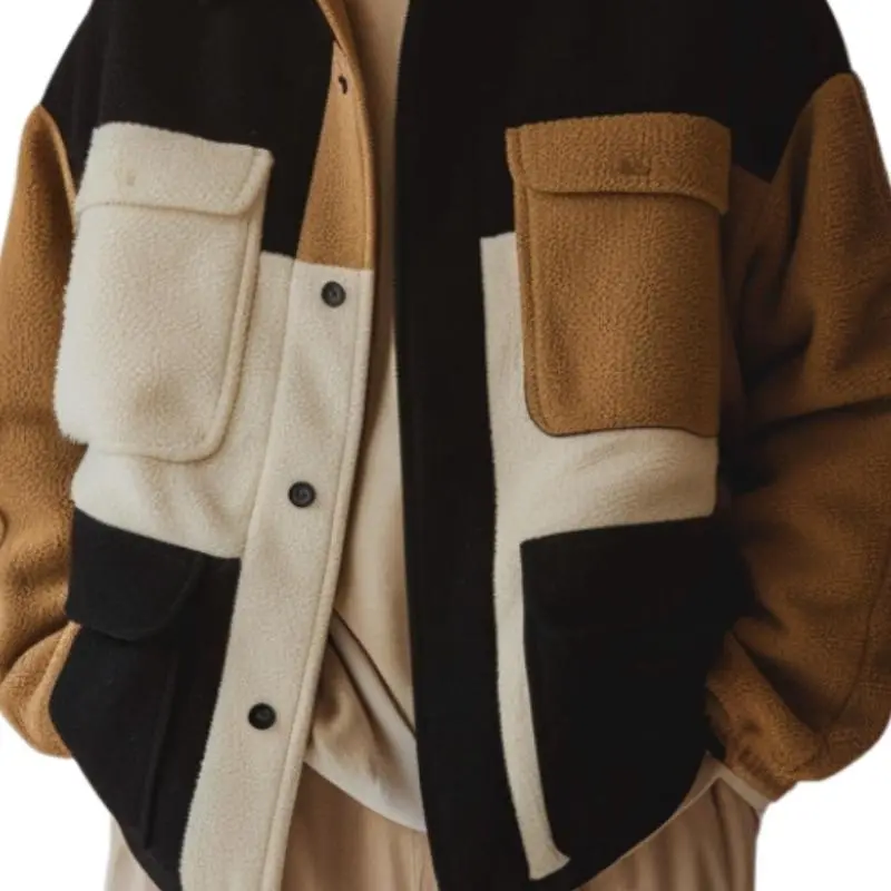 Textured Zip Fleece Jacket